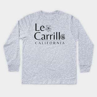 Leo Carrillo Beach California Kids Long Sleeve T-Shirt